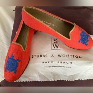 Stubbs & Wootton linen loafer